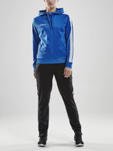 Craft Hoodie Fullzip Pro Control cobalt blue/white Women